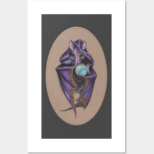 Wizard Bat (with Crystal Ball) Posters and Art